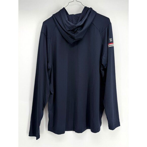 sweaty betty x folds of honor navy blue hooded pullover L - Picture 3 of 6